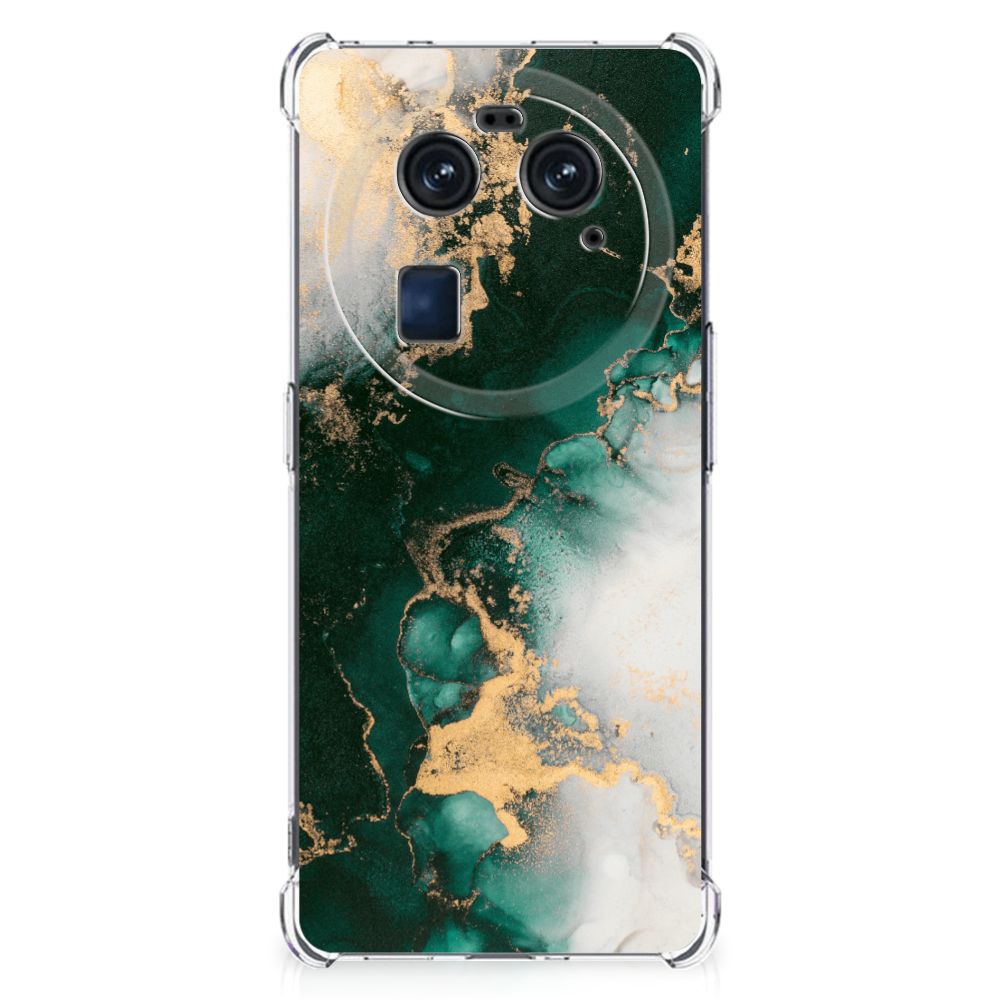 Anti-Shock Hoesje voor OPPO Find X6 Marmer Groen B2C Telecom
