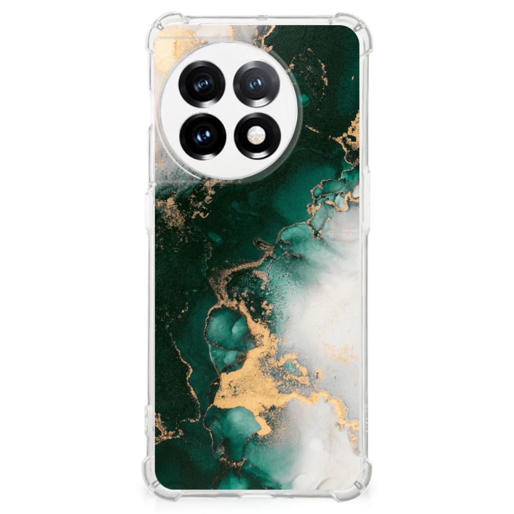 Anti-Shock Hoesje voor OnePlus 11 Marmer Groen B2C Telecom