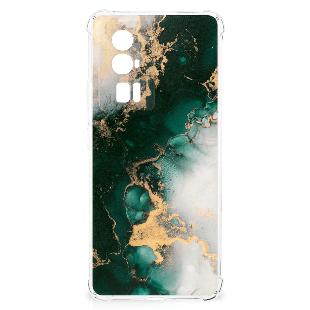 Anti-Shock Hoesje voor Xiaomi Poco F5 Pro Marmer Groen B2C Telecom