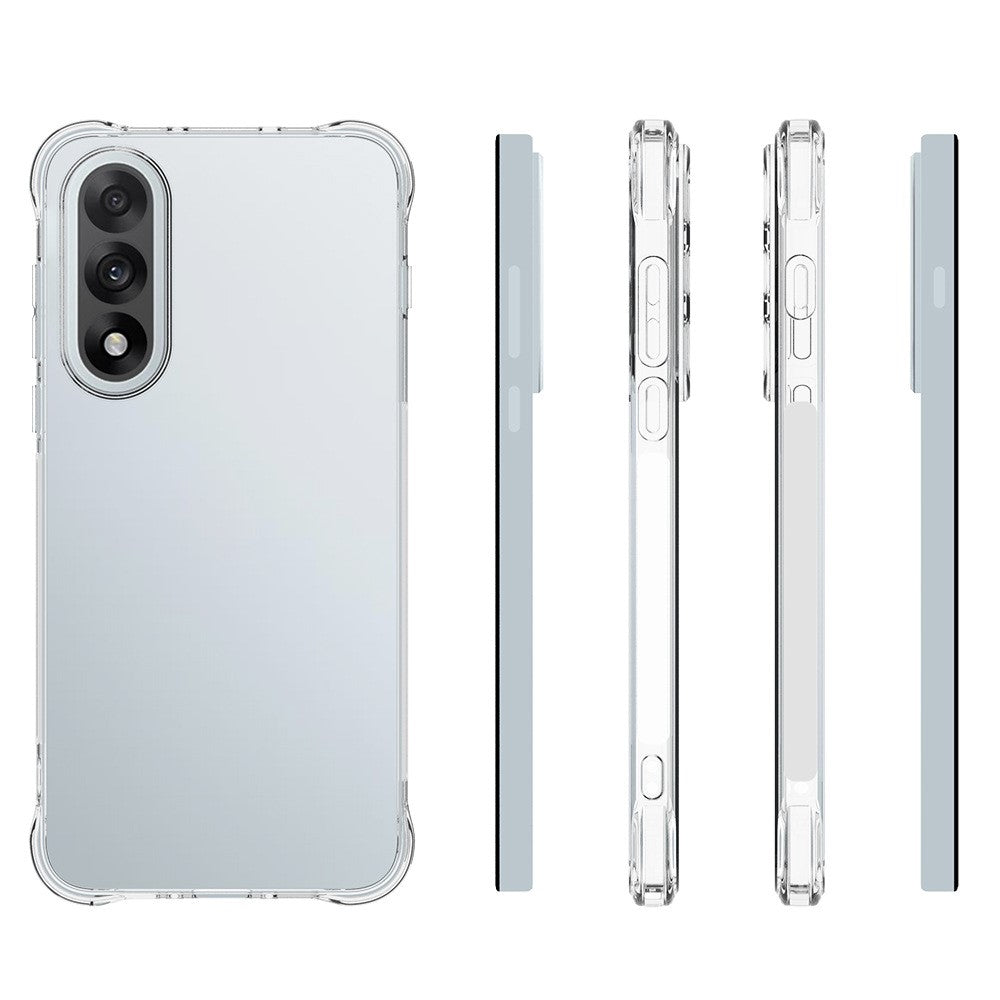 OnePlus Nord 5 Anti-shock Back Cover Hoesje Transparant zijaanzicht