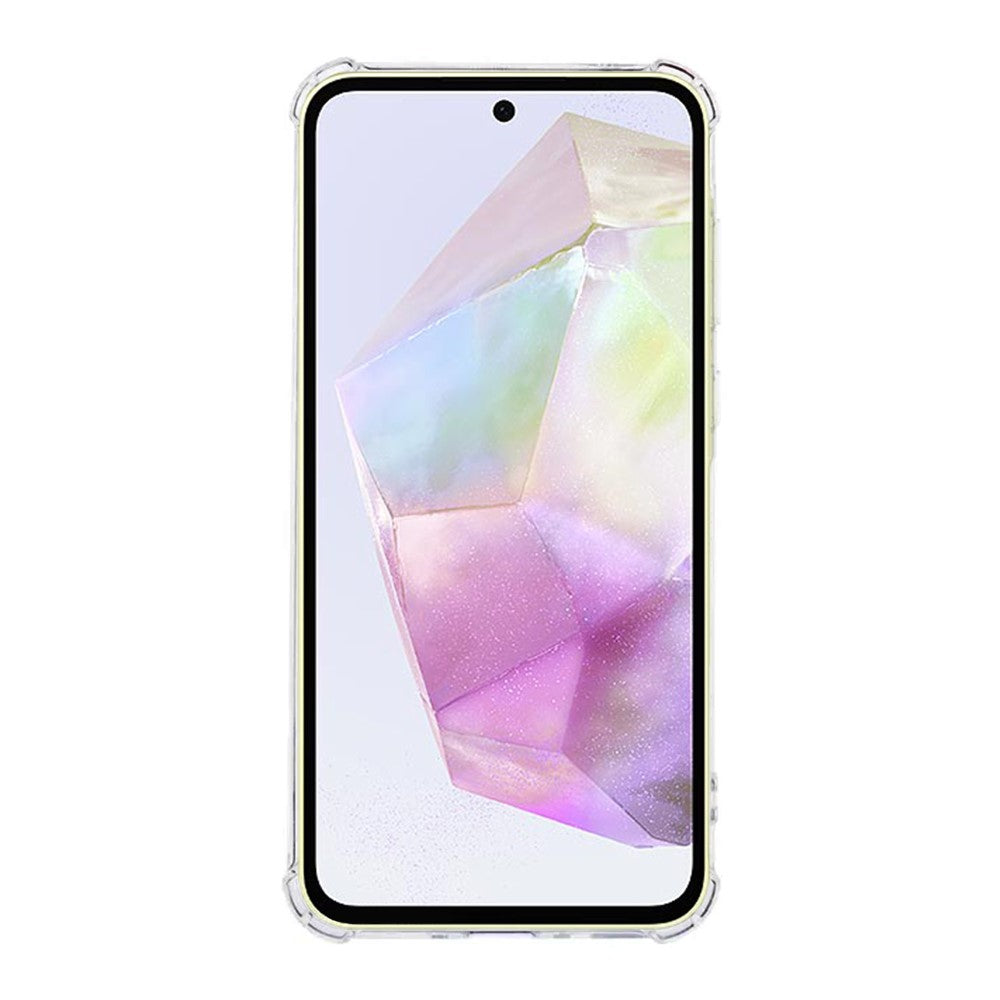 Samsung Galaxy A56 Anti-shock Back Cover Hoesje Transparant voorkant