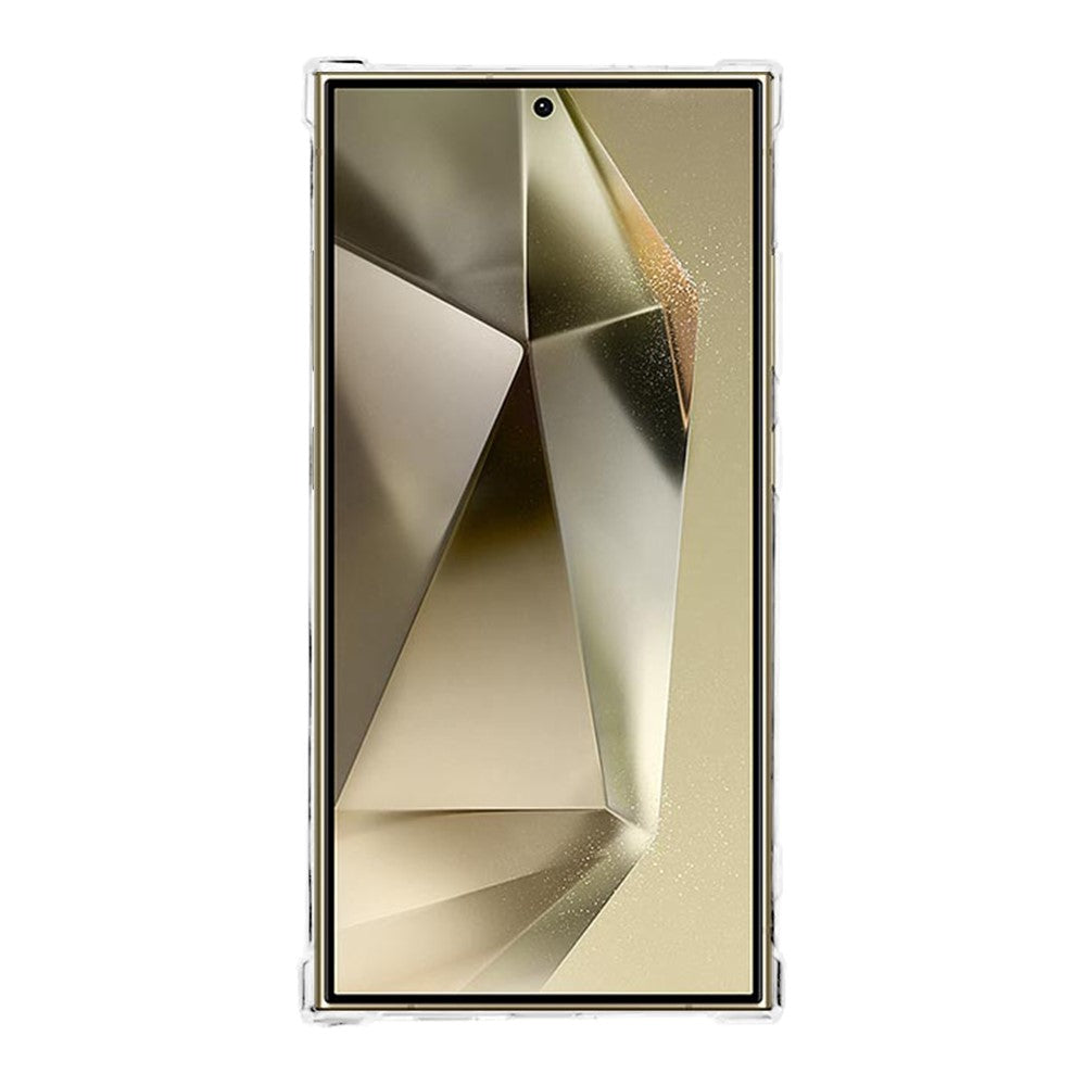 Samsung Galaxy S25 Ultra Anti-shock Back Cover Hoesje Transparant voorkant