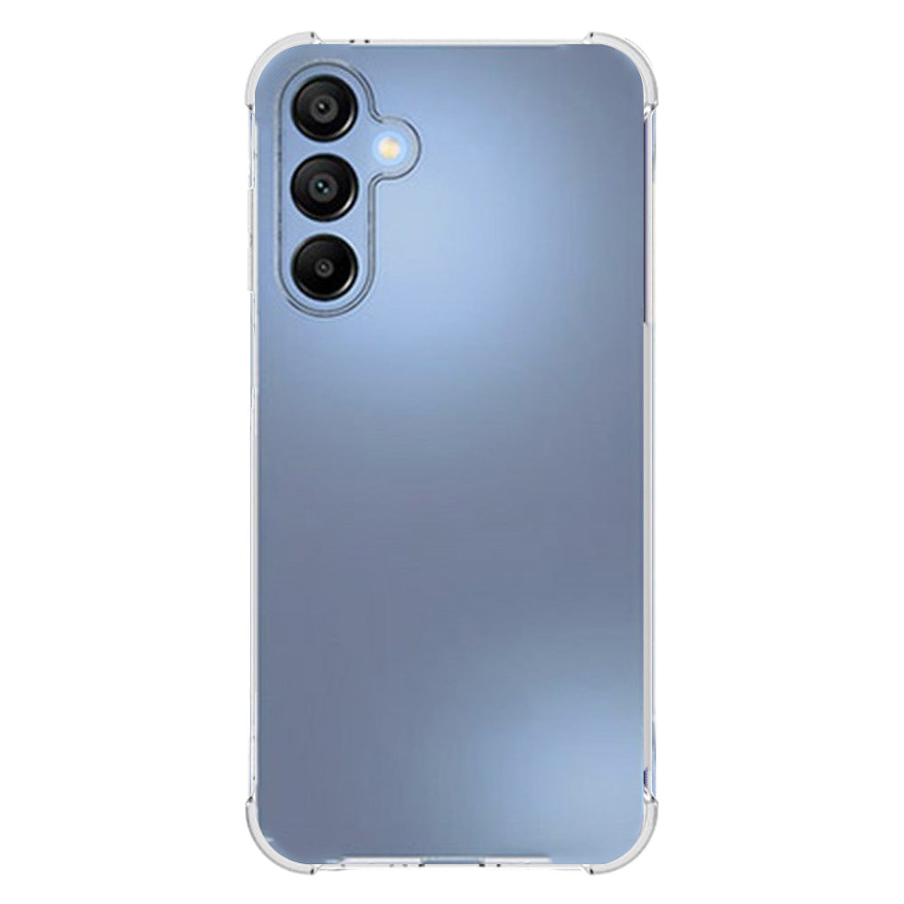 Anti-shock Back Cover Samsung Galaxy A16 Transparant met heldere achterkant voor optimale bescherming.