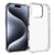 Apple iPhone 16 Pro Anti-shock Back Cover Transparant voorkant zijaanzicht