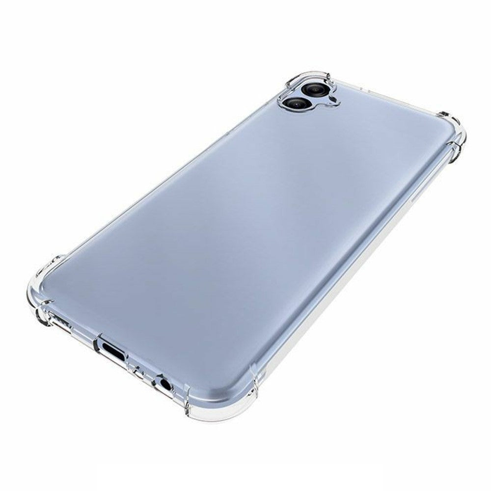 Anti-shock Back Cover voor de Samsung Galaxy A04e Transparant