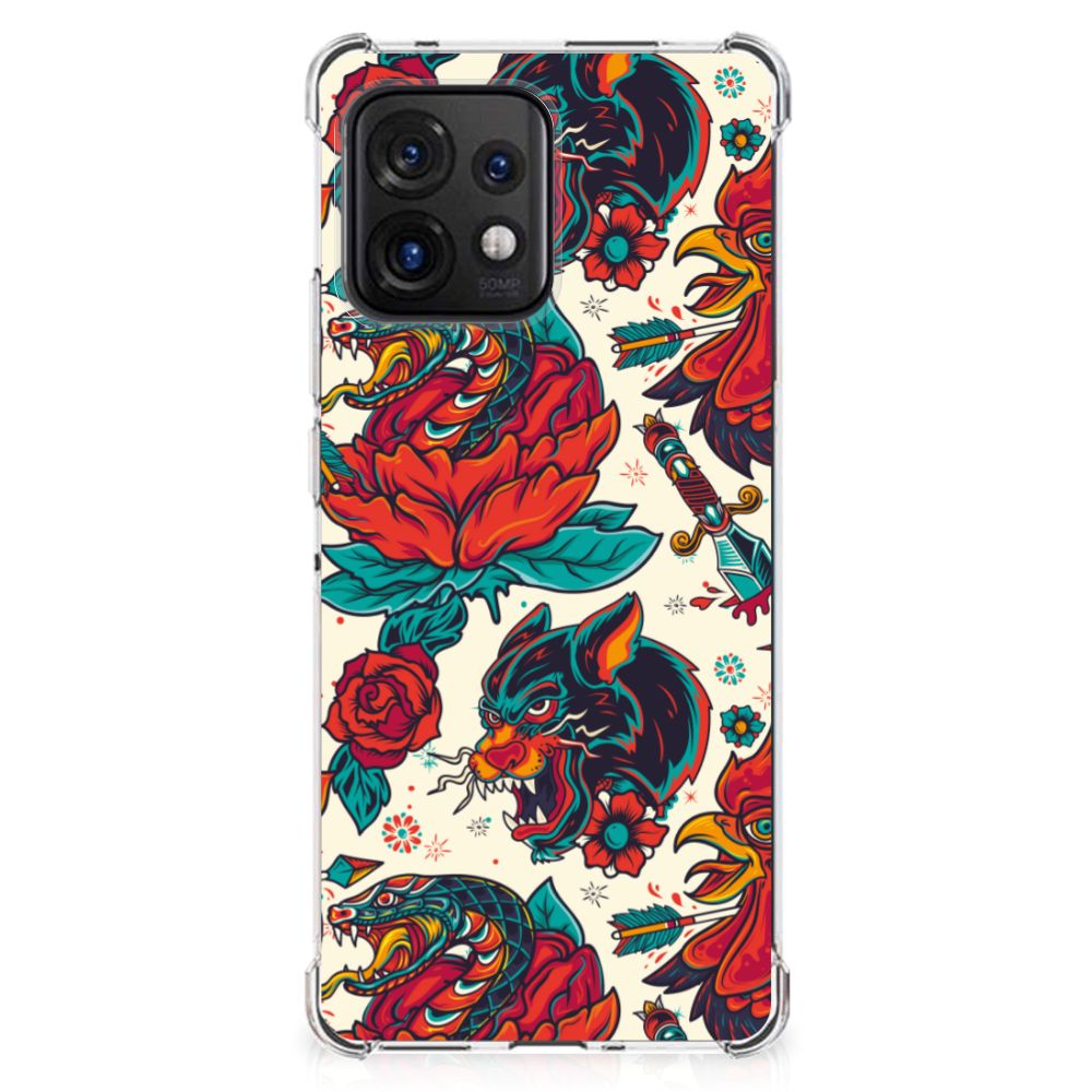 Anti-shock Hoesje met foto voor Motorola Edge 40 Pro Old Skool B2C Telecom
