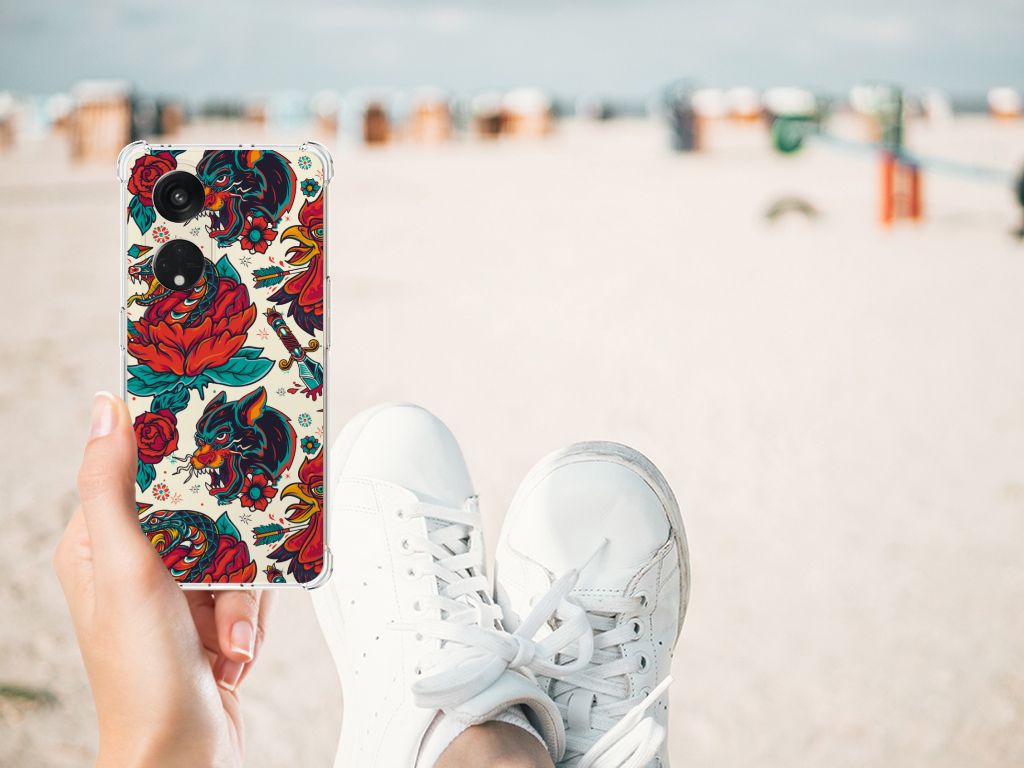 Anti-shock Hoesje met foto voor OPPO Reno8 T 5G Old Skool B2C Telecom