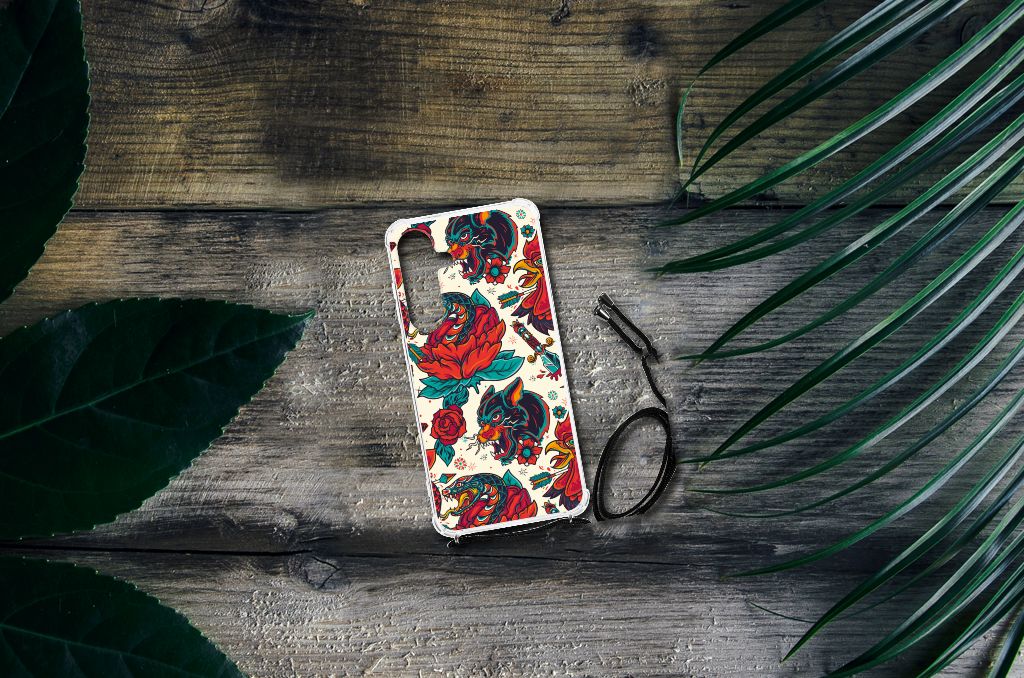 Anti-shock Hoesje met foto voor Samsung Galaxy S24 Plus Old Skool B2C Telecom