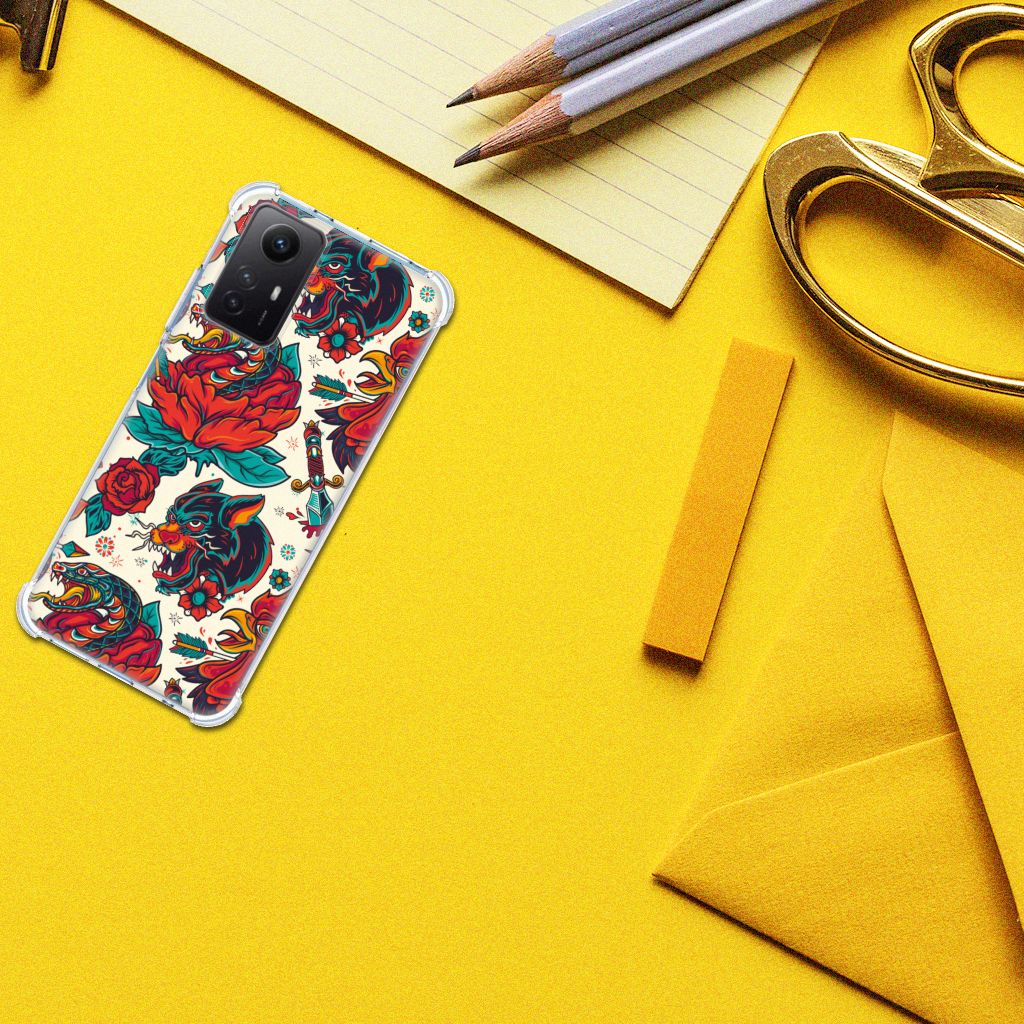 Anti-shock Hoesje met foto voor Xiaomi Redmi Note 12s Old Skool B2C Telecom