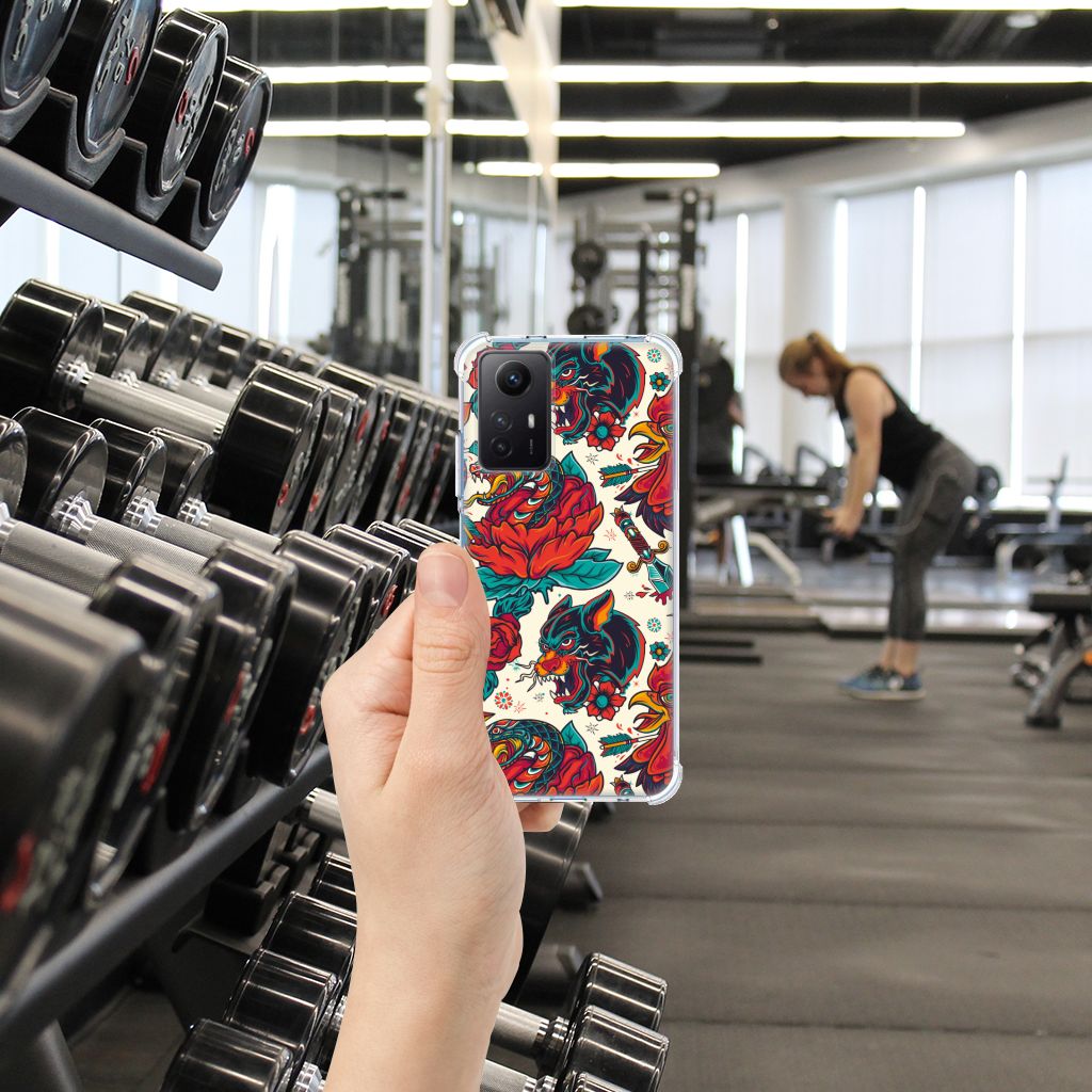 Anti-shock Hoesje met foto voor Xiaomi Redmi Note 12s Old Skool B2C Telecom