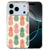 iPhone 17 Pro Max TPU hoesje met vrolijke ananas print op beige roze achtergrond