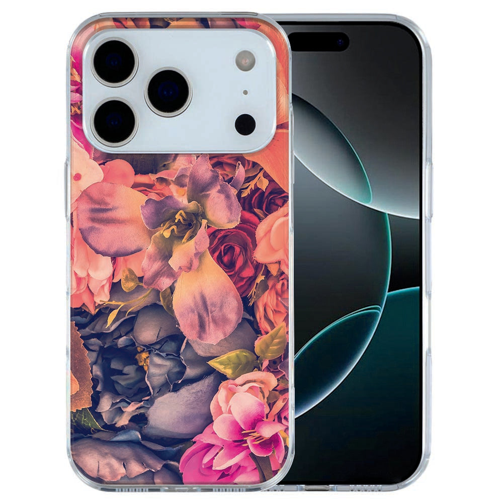 iPhone 17 Pro Max TPU hoesje met print van een bosje veldbloemen