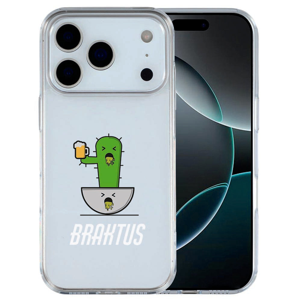 iPhone 17 Pro Max TPU hoesje met speelse braktus cactus print