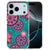 iPhone 17 Pro Max TPU hoesje met cirkels en vlinders patroon