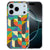 iPhone 17 Pro Max TPU hoesje met funky retro print in 70s stijl
