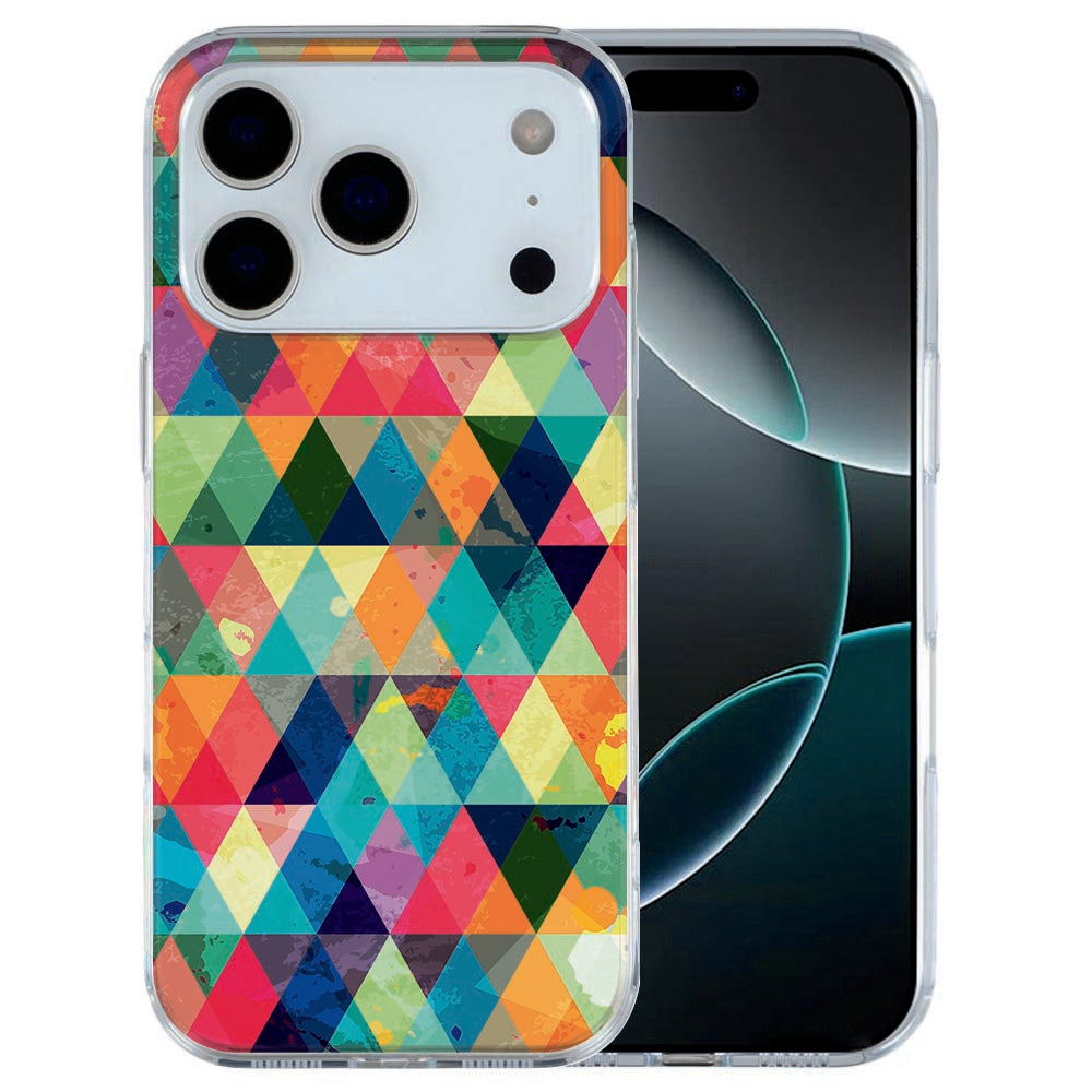 iPhone 17 Pro Max TPU hoesje met klassiek geruit patroon
