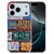 iPhone 17 Pro Max TPU hoesje met print van internationale kentekenplaten
