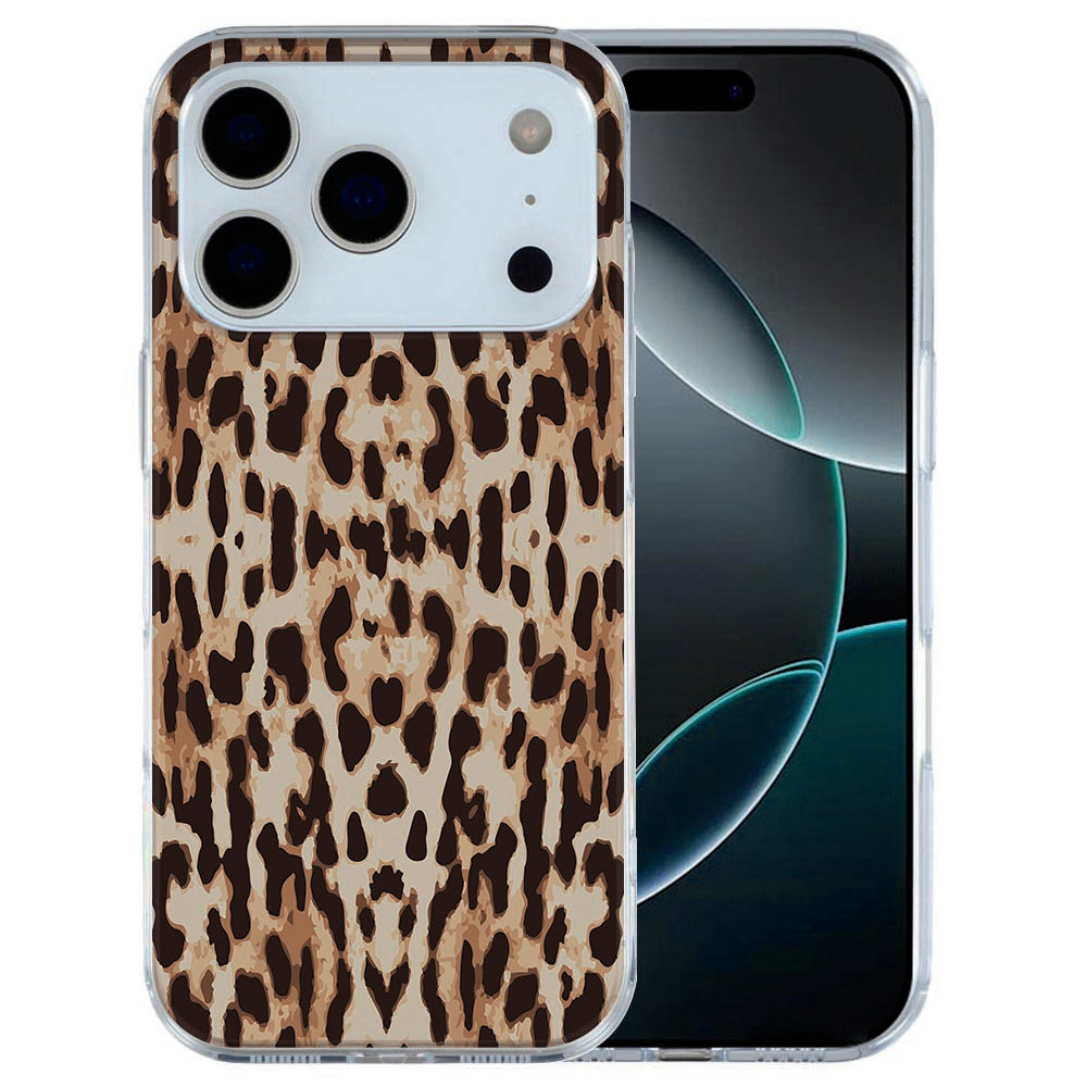 iPhone 17 Pro Max TPU hoesje met klassieke luipaardprint