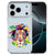 iPhone 17 Pro Max TPU hoesje met kleurrijke geometrische leeuw