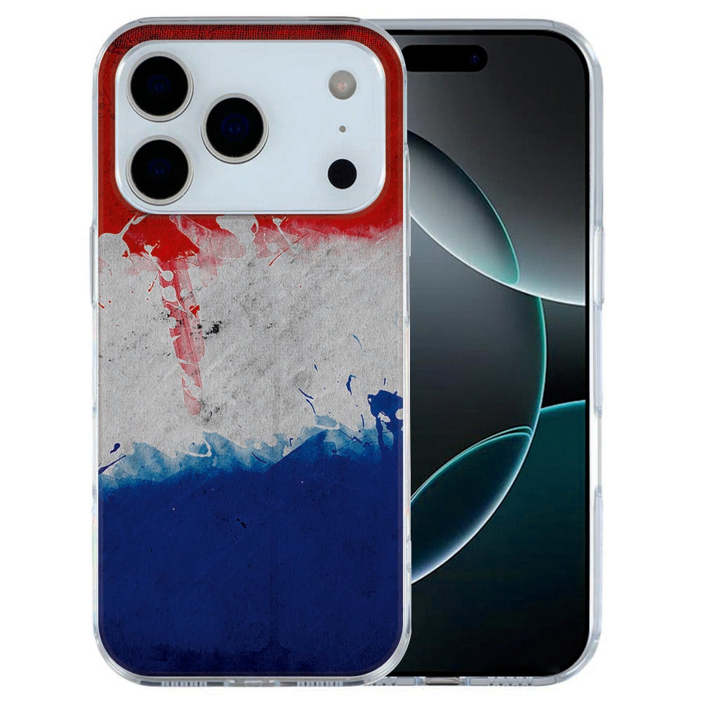 iPhone 17 Pro Max TPU hoesje met Nederlandse vlag print