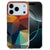 iPhone 17 Pro Max TPU hoesje met kleurrijk polygon patroon
