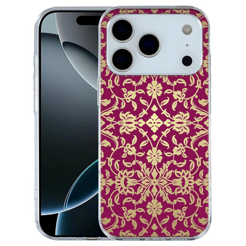 Apple iPhone 17 Pro Softcase Back cover Barok Pink