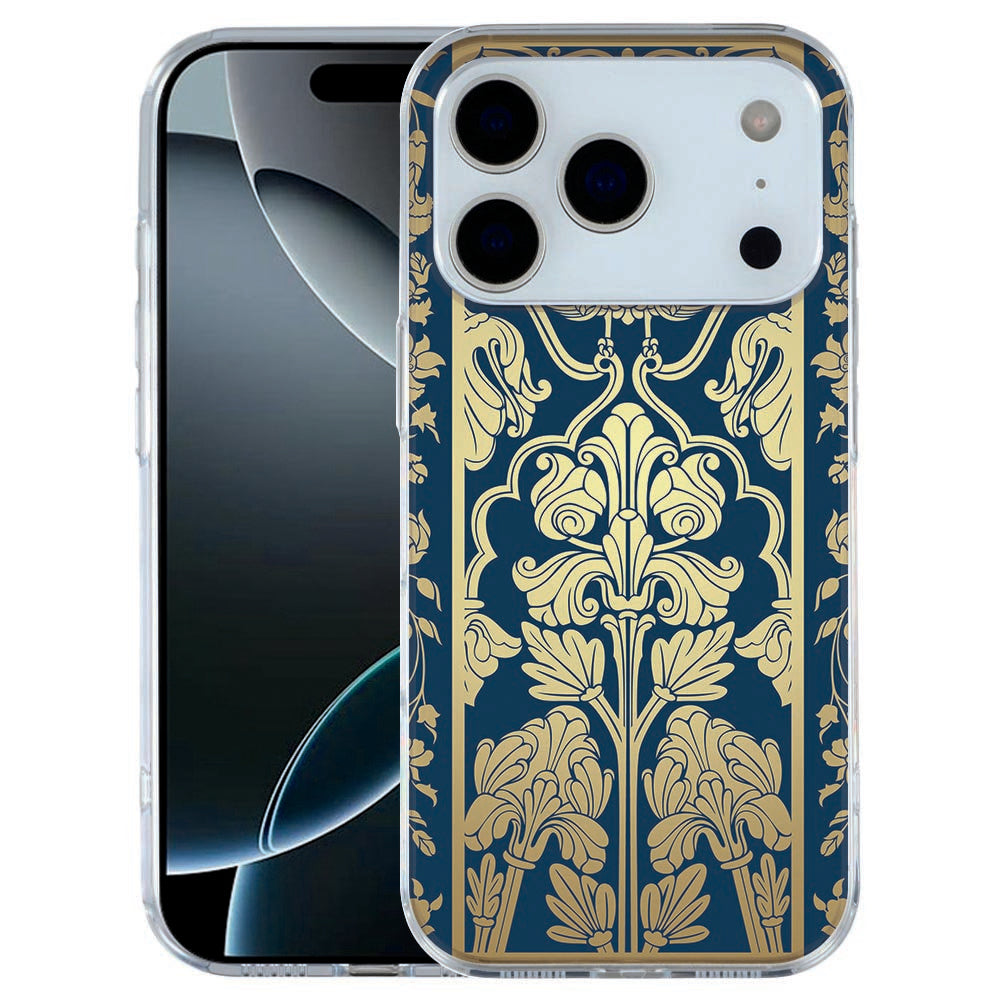 TPU Hoesje Apple iPhone 17 Pro Beige Flowers