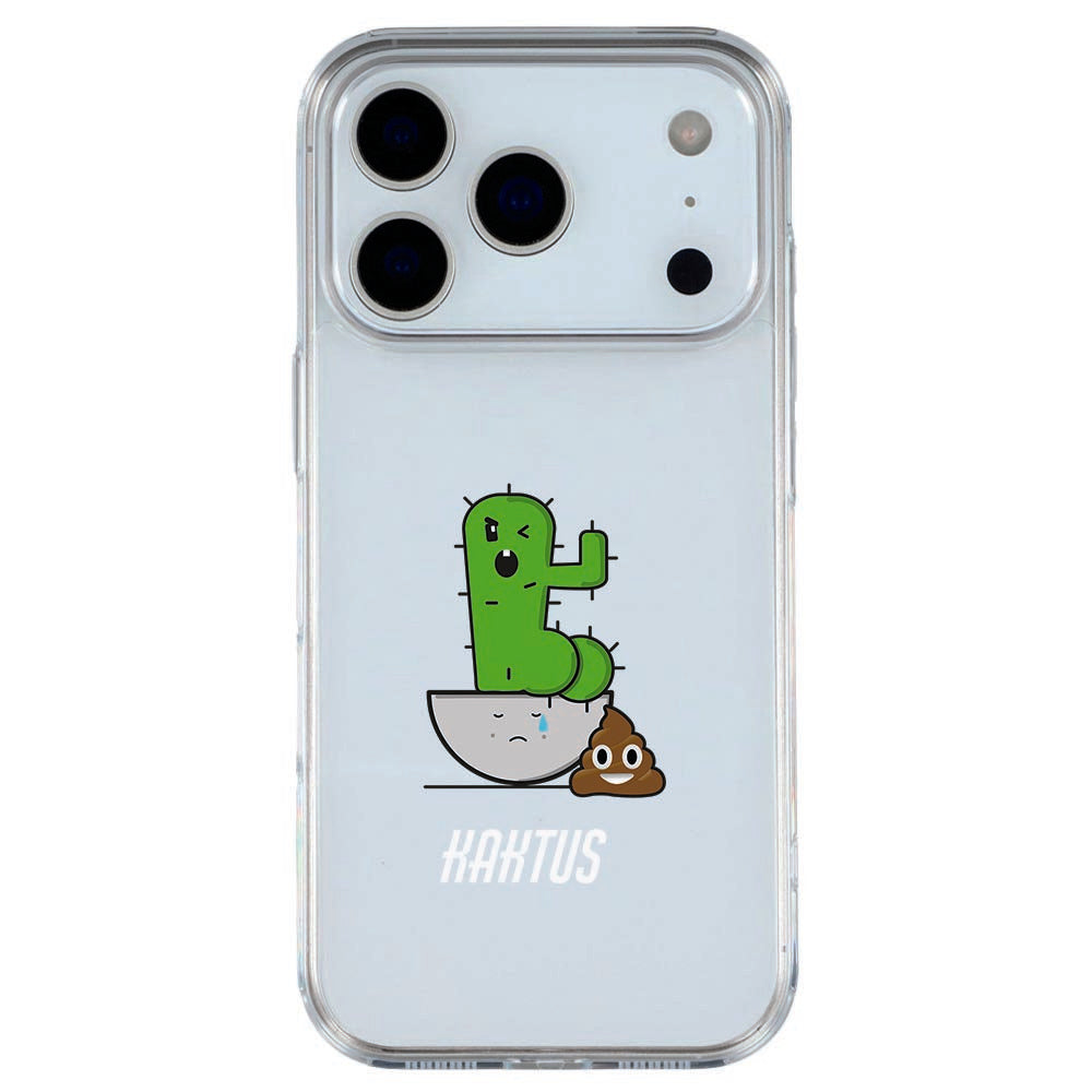 Siliconen hoesje Apple iPhone 17 Pro Cactus Poo