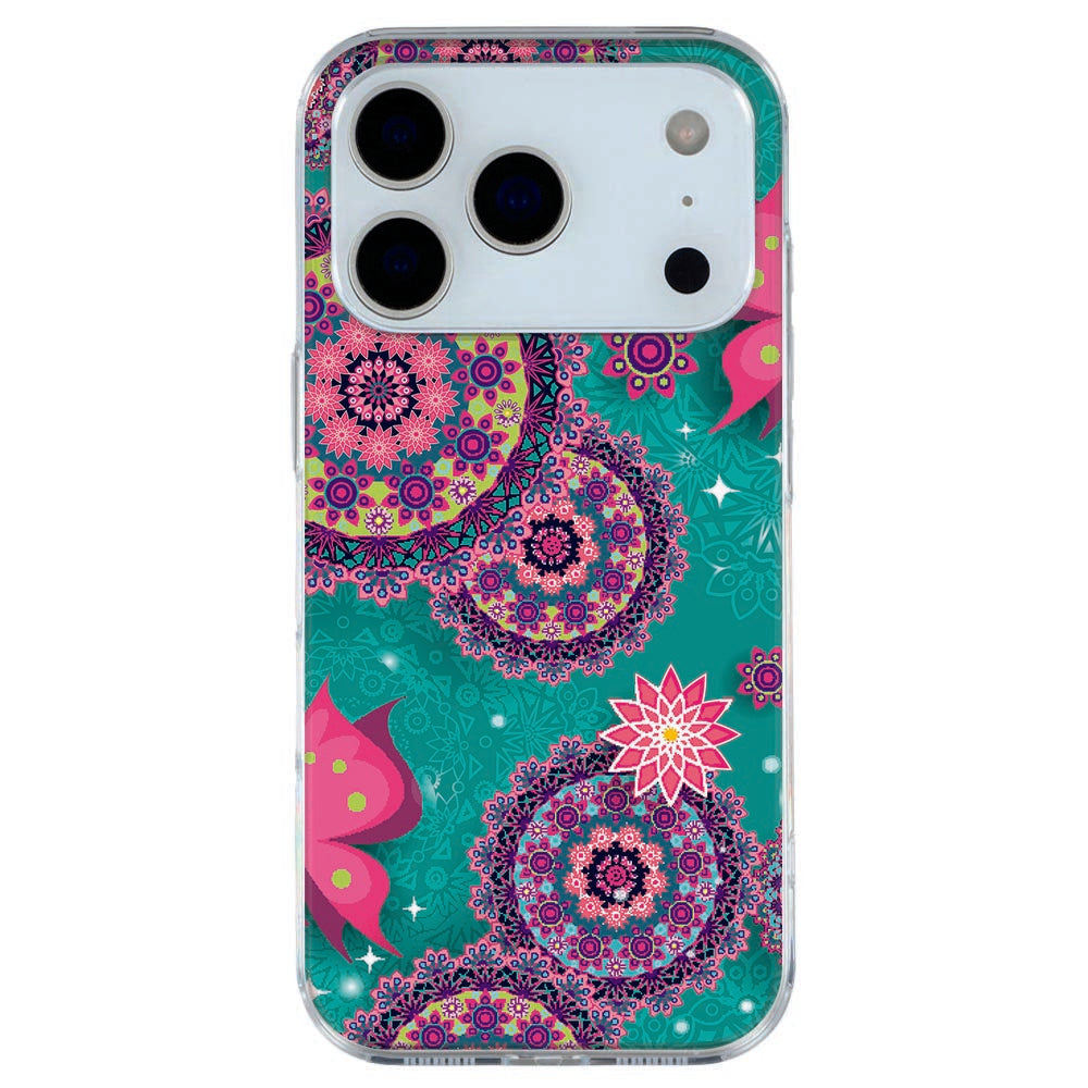TPU Hoesje Apple iPhone 17 Pro Cirkels en Vlinders