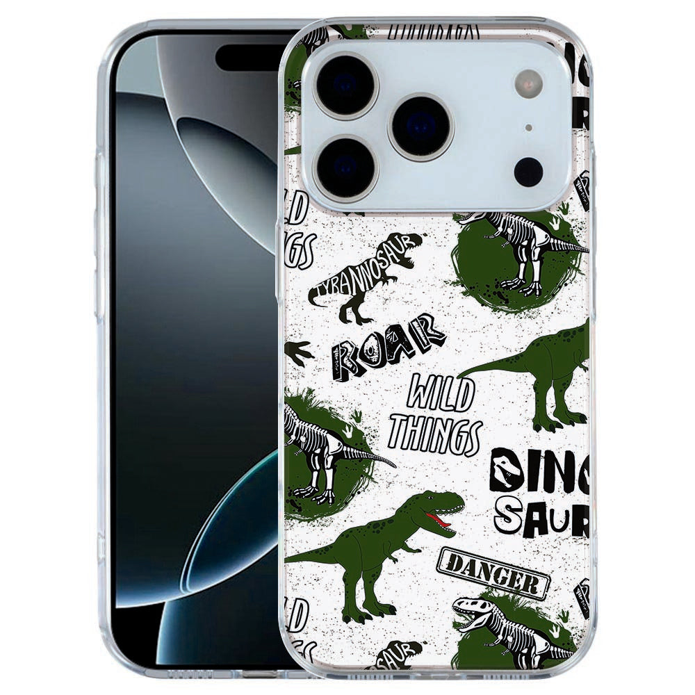 Apple iPhone 17 Pro Siliconen hoesje Dinosaurus
