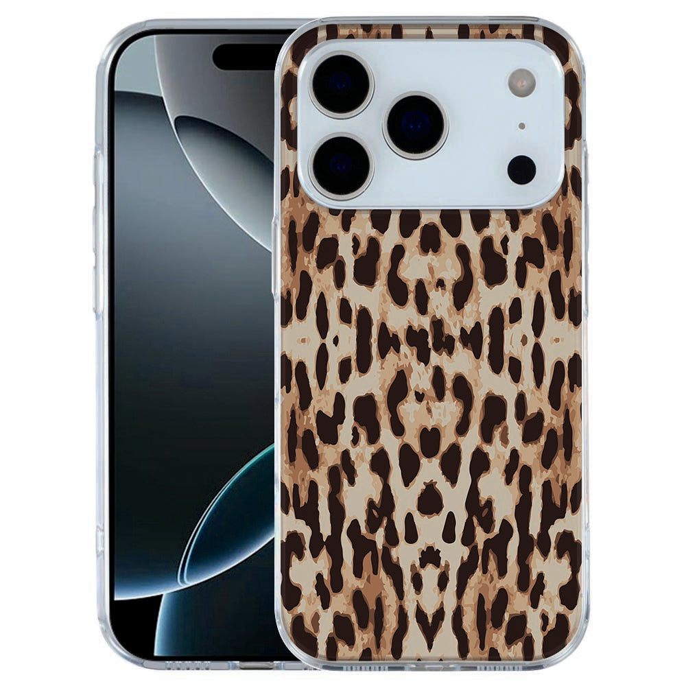 Apple iPhone 17 Pro Siliconen hoesje Leopard