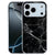 Apple iPhone 17 Pro Softcase Back cover Marmer Zwart