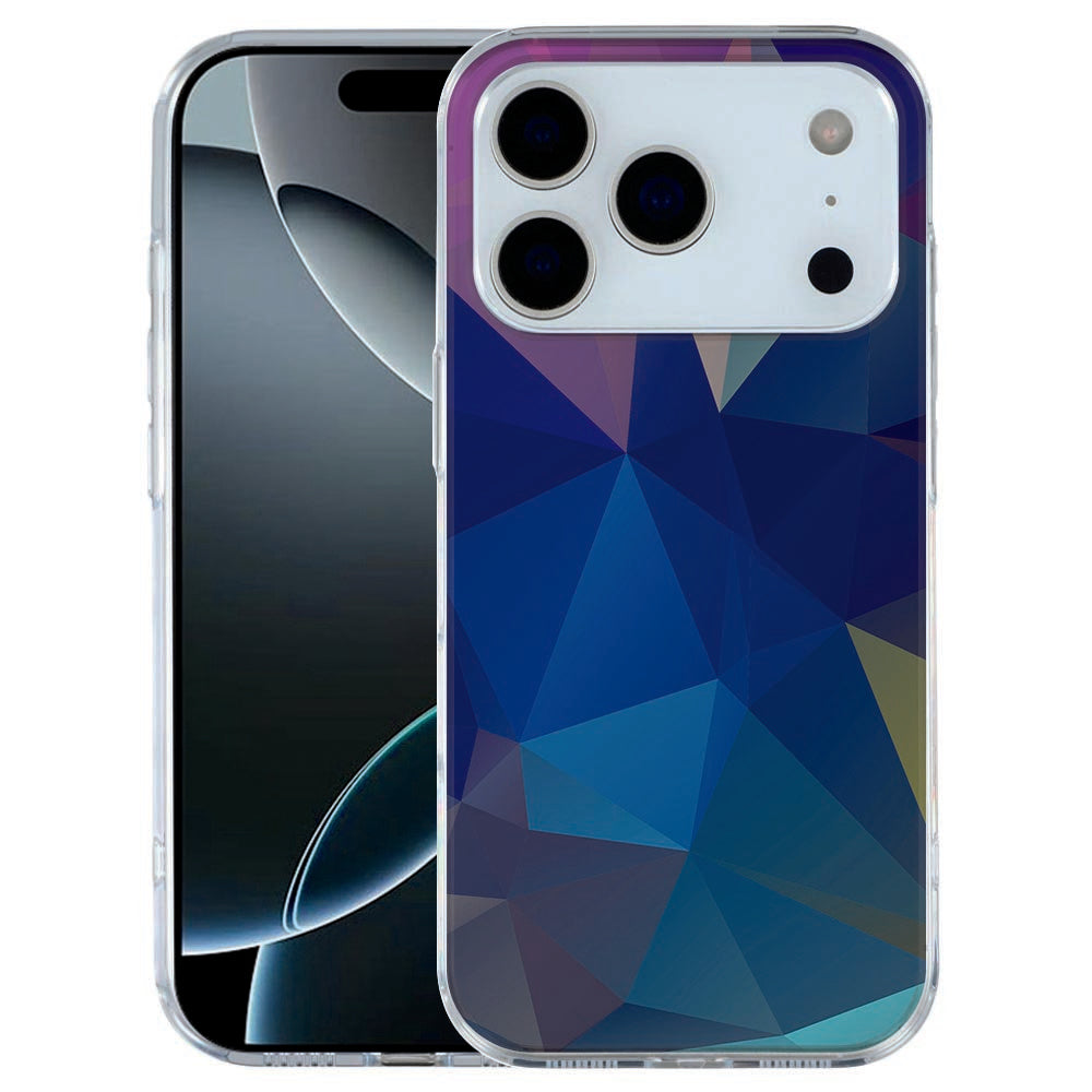 TPU Hoesje Apple iPhone 17 Pro Polygon Dark
