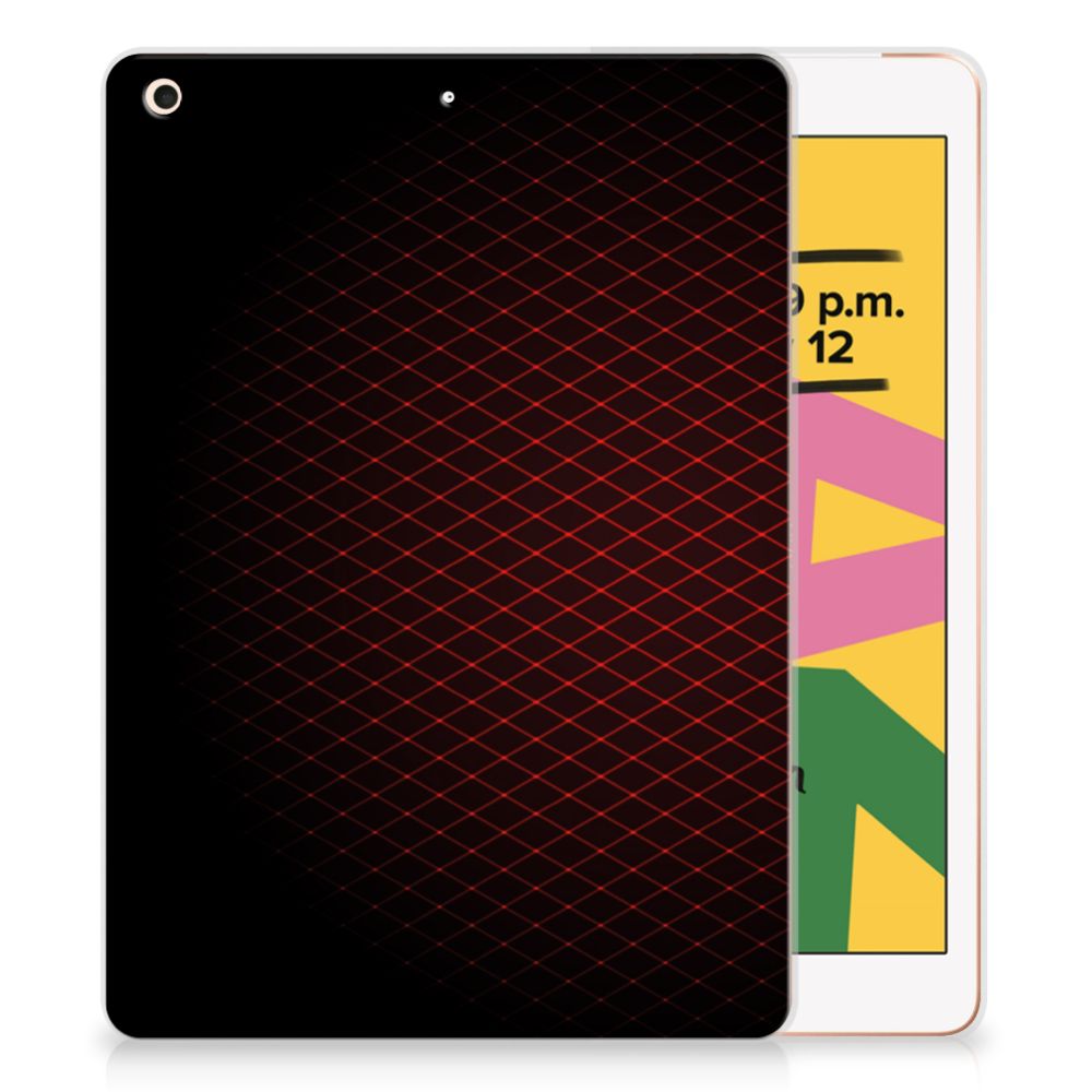 Apple iPad 10.2 | iPad 10.2 (2020) | 10.2 (2021) Hippe Hoes Geruit Rood
