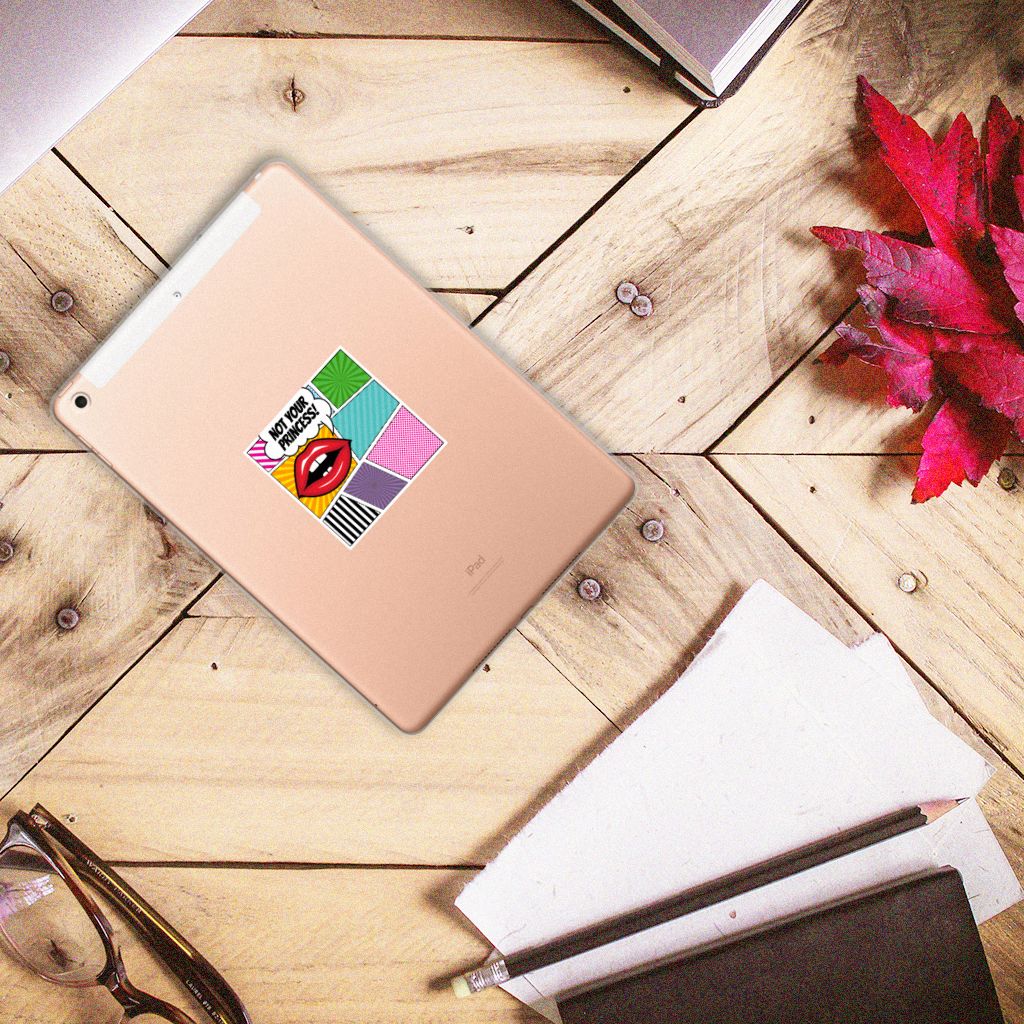 Apple iPad 10.2 | iPad 10.2 (2020) | 10.2 (2021) Leuke Siliconen Hoes Popart Princess