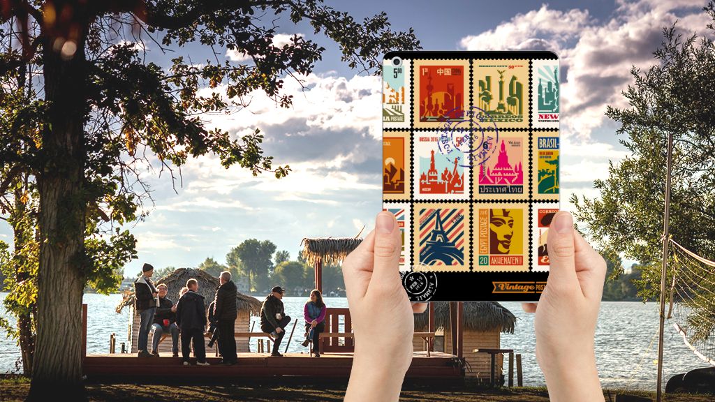 Apple iPad 9.7 2018 | 2017 Hip Hoesje Postzegels