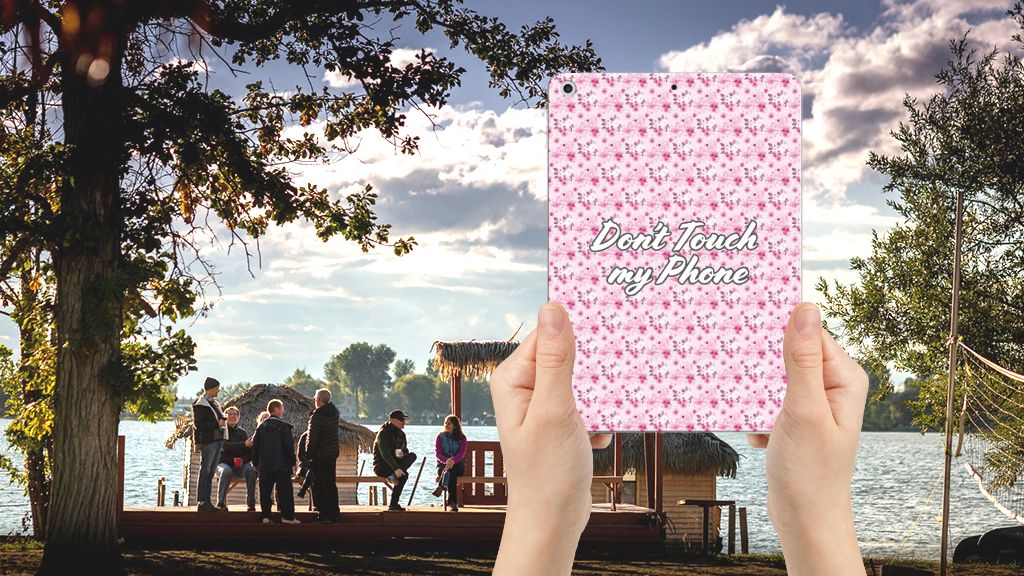 Apple iPad 9.7 2018 | 2017 Print Case Flowers Pink DTMP