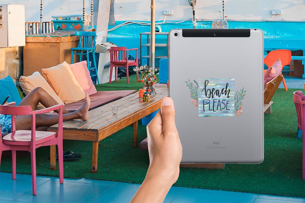 Apple iPad 9.7 2018 | 2017 Tablet Back Cover Boho Beach