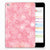 Apple iPad Mini 4 | Mini 5 (2019) Siliconen Hoesje Spring Flowers roze design voorzijde