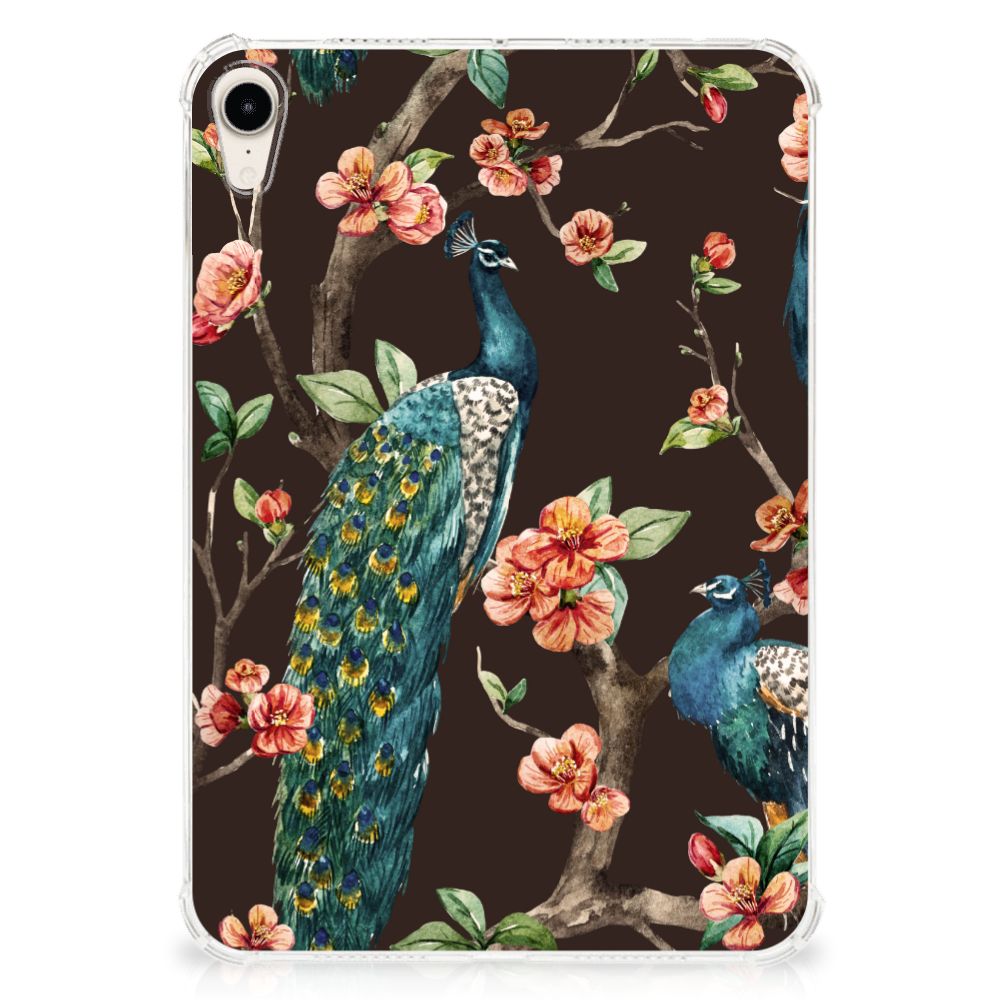 Apple iPad mini 6 (2021) Back Case Pauw met Bloemen