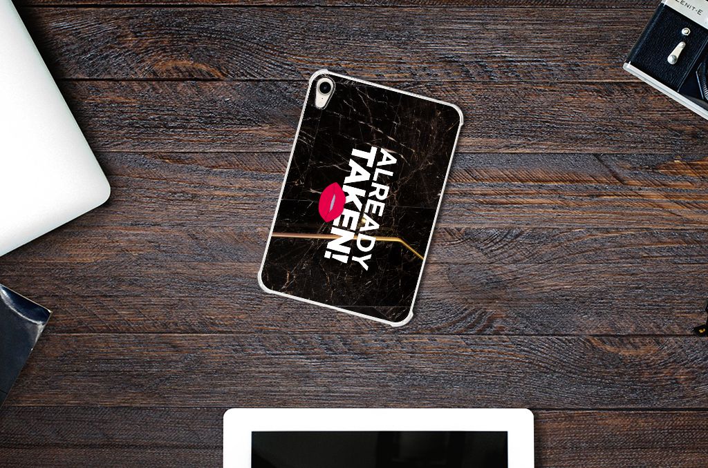 Apple iPad mini 6 (2021) Back cover met naam Already Taken Black - B2C Telecom