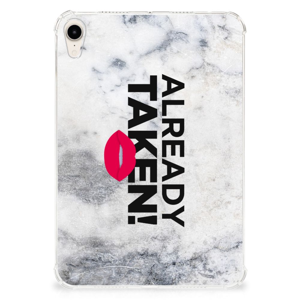 Apple iPad mini 6 (2021) Back cover met naam Already Taken White - B2C Telecom