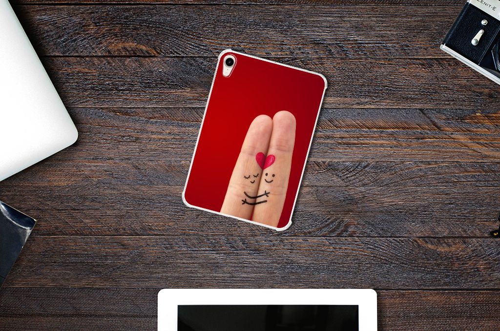 Apple iPad mini 6 (2021) Leuke Siliconen Hoes Liefde - Origineel Romantisch Cadeau - B2C Telecom