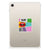Apple iPad mini 6 (2021) Leuke Siliconen Hoes Popart Princess met kleurrijk design en lips