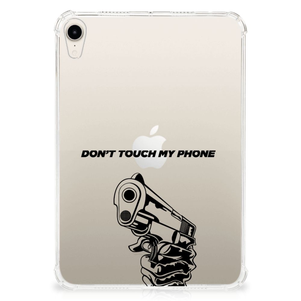 Apple iPad mini 6 (2021) Print Case Gun Don't Touch My Phone - B2C Telecom