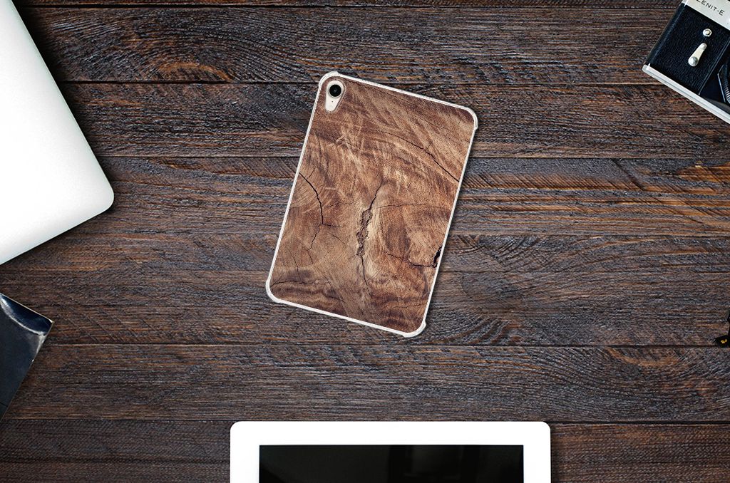 Apple iPad mini 6 (2021) Silicone Tablet Hoes Tree Trunk - B2C Telecom