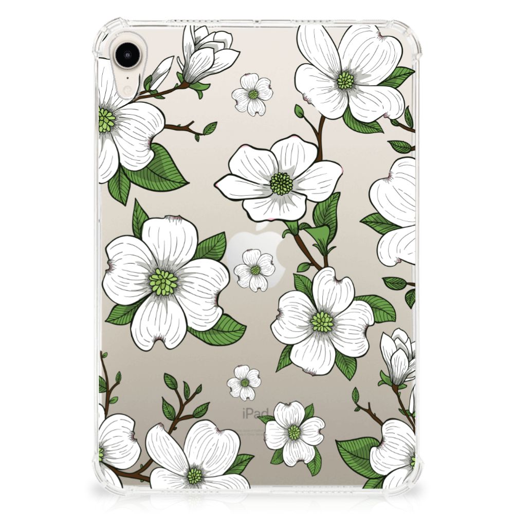 Apple iPad mini 6 (2021) Siliconen Hoesje Dogwood Flowers - B2C Telecom