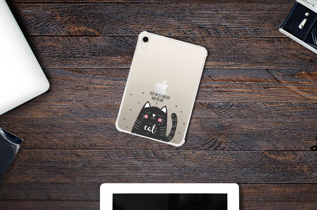 Apple iPad mini 6 (2021) Tablet Back Cover Cat Good Day - B2C Telecom
