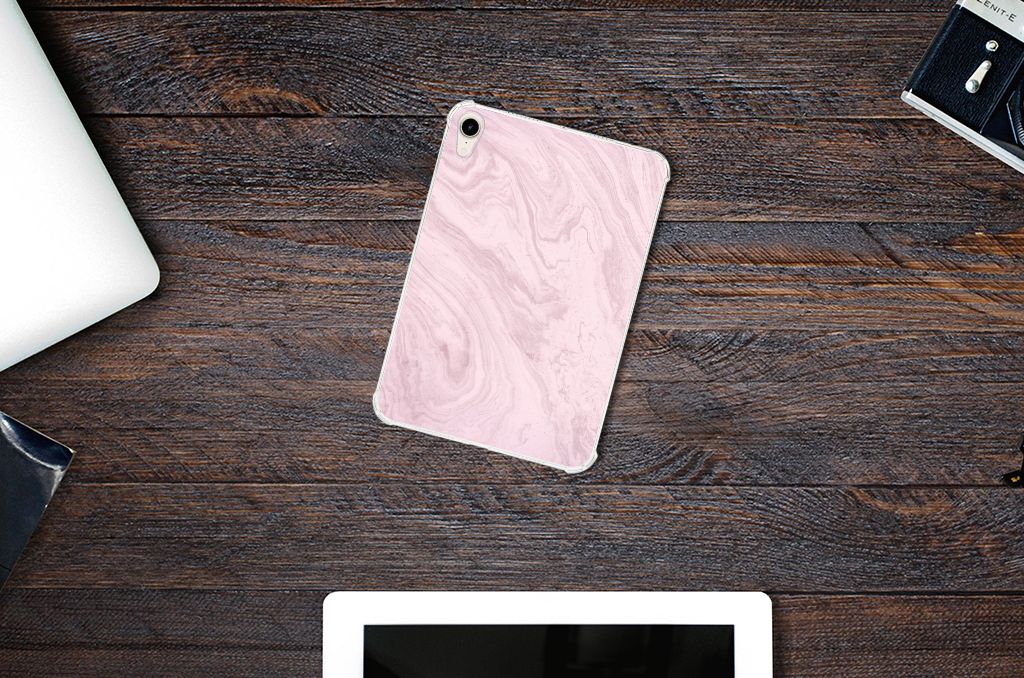 Apple iPad mini 6 (2021) Tablet Back Cover Marble Pink - Origineel Cadeau Vriendin - B2C Telecom