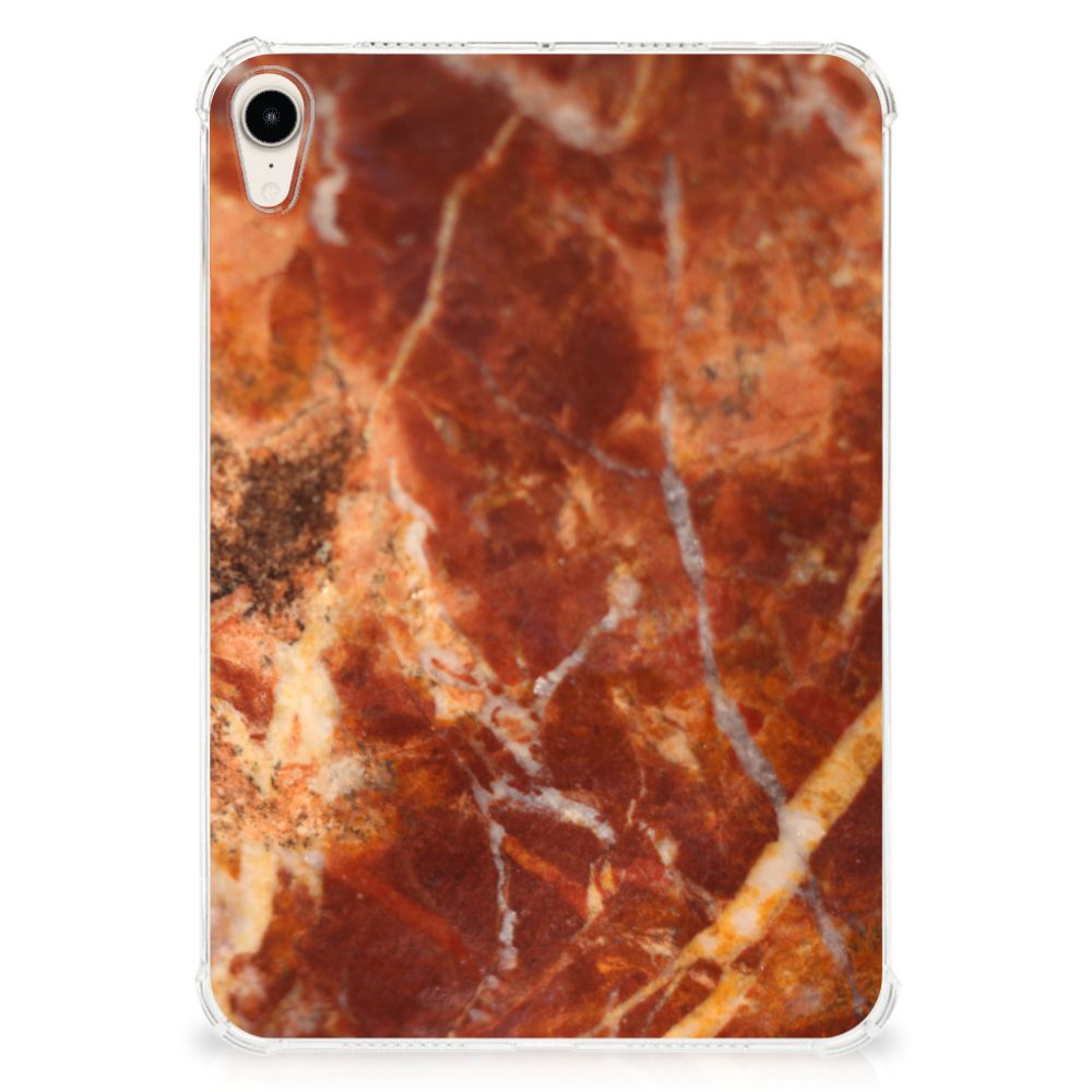 Apple iPad mini 6 (2021) Tablet Back Cover Marmer Bruin - B2C Telecom